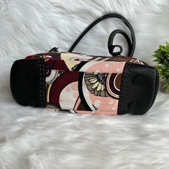 Brighton - Canvas Shoulder Bag. Multi Colors - Picture 5 of 7